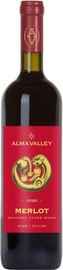 Вино красное сухое «Alma Valley Merlot» 2020 г.