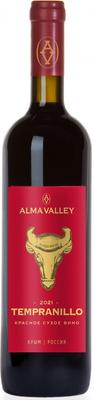 Вино красное сухое «Alma Valley Tempranillo» 2021 г.