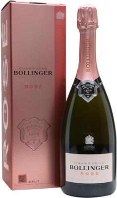 Шампанское розовое брют «Bollinger Rose Brut» в подарочной упаковке