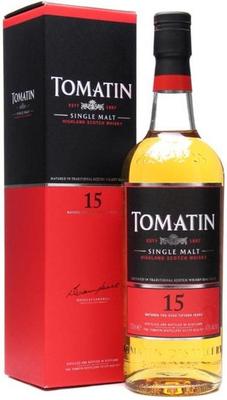 Виски шотландский «Tomatin 15 Years» в подарочной упаковке