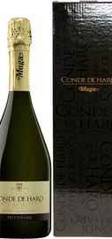 Игристое вино белое брют «Muga Cava Conde de Haro» 2018 г., в подарочной упаковке
