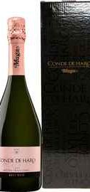 Игристое вино розовое брют «Muga Conde de Haro» 2016 г., в подарочной упаковке