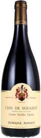 Вино красное сухое «Domaine Ponsot Clos de Vougeot Cuvee Vieilles Vignes Grand Cru» 2015 г.
