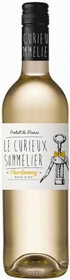 Вино белое сухое «Le Curieux Sommelier Chardonnay» 2020 г.