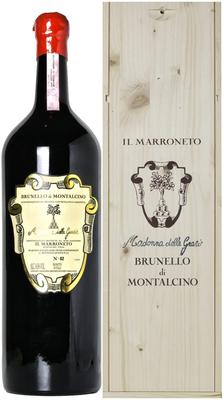 Вино красное сухое «Il Marroneto Madonna delle Grazie» 2017 г., в деревянной коробке
