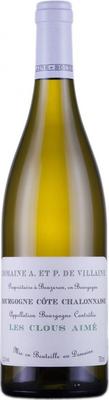 Вино белое сухое «Domaine A. et P. de Villaine Bourgogne Cote Chalonnaise Les Clous Aime» 2020 г.