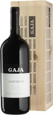 Вино красное сухое «Conteisa» 2017 г., в деревянной коробке