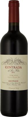 Вино красное сухое «Contrada» 2012 г.
