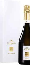 Шампанское белое сухое «Jacquart Blanc De Blancs» 2013 г. в подарочной упаковке
