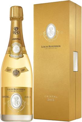 Шампанское белое сухое «Louis Roederer Cristal» 2013 г., в подарочной упаковке