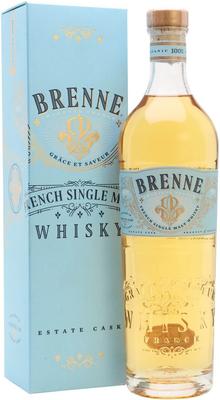 Виски французский «Brenne French Single Malt» в подарочной упаковке