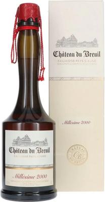 Кальвадос «Chateau du Breuil Millesime» 2000 г., в подарочной упаковке