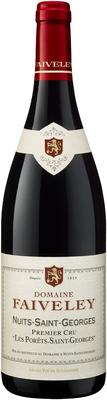Вино красное сухое «Faiveley Nuits-St-Georges 1-er Cru Les Porets-Saint-Georges, 0.75 л» 2020 г.
