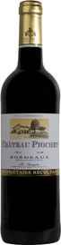 Вино красное сухое «Sichel Chateau Piochet Bordeaux» 2016 г.