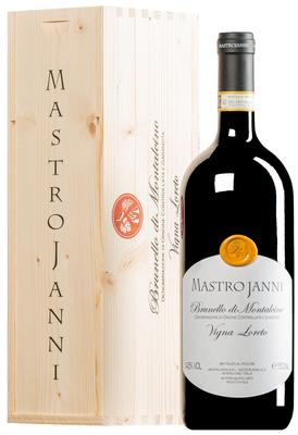 Вино красное сухое «Brunello di Montalcino Vigna Loreto» 2015 г., в деревянной коробке