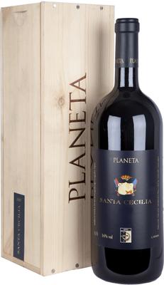 Вино красное сухое «Planeta Santa Cecilia, 3 л» 2008 г. в деревянной коробке