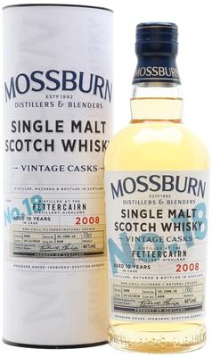 Виски шотландский «Mossburn Vintage Casks No.18 Fettercairn» 2008 г., в тубе
