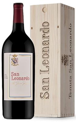 Вино красное сухое «San Leonardo, 3 л» 2015 г., в деревянной коробке