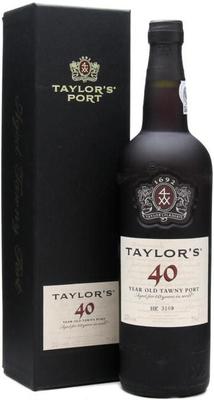 Портвейн сладкий «Taylor's Tawny Port 40 Years Old» в подарочной упаковке