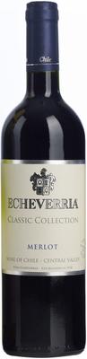 Вино красное полусухое «Echeverria Merlot» 2012 г.