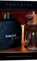 Ром «Ron Barcelo Imperial Onyx» в подарочной упаковке с 2 стаканами