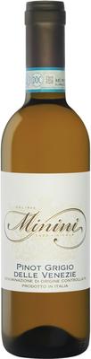 Вино белое сухое «Minini Pinot Grigio, 0.375 л» 2021 г.