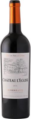 Вино красное сухое «Chateau l'Eglise» 2021 г.