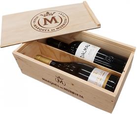 Винный набор «Marques de Murrieta Capellania & Dalmau» в деревянной коробке