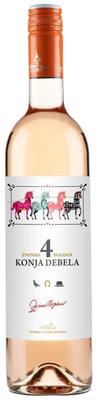 Вино розовое полусухое «Zvonko Bogdan 4 Fat Horses» 2021 г.