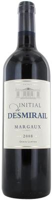 Вино красное сухое «Initial de Desmirail» 2008 г.