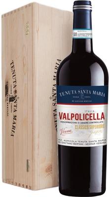 Вино красное сухое «Valpolicella Classico Superiore» 2018 г., в подарочной упаковке