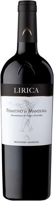 Вино красное сухое «Lirica Primitivo di Manduria» 2019 г.