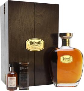 Виски шотландский «Private Cellar Edition Littlemill 25 Year Old» в деревянной коробке с мини-бутылкой