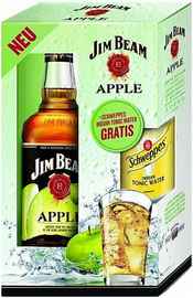 Виски «Jim Beam Apple» в подарочной упаковке + тоник