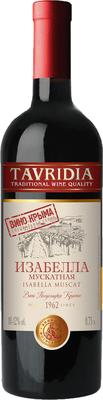 Вино красное полусладкое «Tavridia Isabella Muscat»