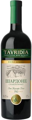 Вино белое полусладкое «Tavridia Chardonnay»