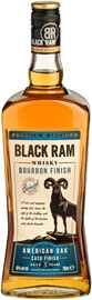 Виски болгарский «Black Ram Bourbon Finish 3 Years Old, 0.7 л»