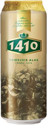 Пиво «Volfas Engelman 1410 Sviesusis Alus, 0.568 л» в жестяной банке