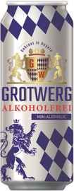 Пиво безалкогольное «Grotwerg Alkoholfrei» в жестяной банке