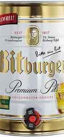 Пиво «Bitburger Premium Pils» кегля