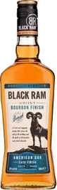 Виски болгарский «Black Ram Bourbon Finish 3 Years Old, 0.5 л»