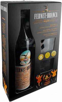 Набор «Fernet-Branca» в подарочной коробке с 2-мя шотами