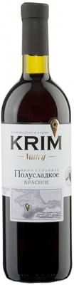 Вино красное полусладкое «Крым Велли»