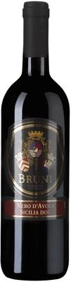 Вино красное полусухое «Bruni Nero d'Avola»