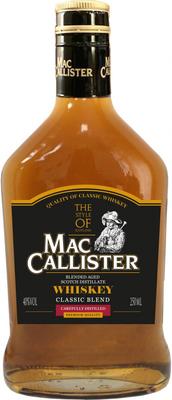 Виски российский «Mac Callister Classic Blend, 0.25 л»