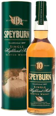 Виски шотландский «Speyburn 10 Years» в тубе