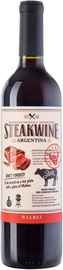 Вино красное полусухое «Steakwine Malbec» 2022 г.