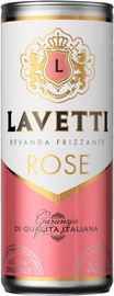 Винный напиток газированный розовый сладкий «Lavetti Rose» в жестяной банке
