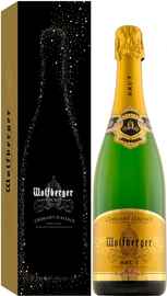Вино игристое белое брют «Wolfberger Cremant d'Alsace» в подарочной упаковке