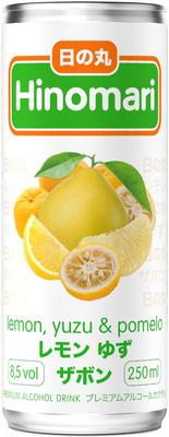 Напиток винный игристый сладкий «Hinomari Lemon Yuzu Pomelo» в жестяной банке
